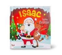 History & Heraldry Pre-Personalised Children's Christmas Storybook - Isaac - With 80 Different Names And Titles - Be The Star Of Your Own Story