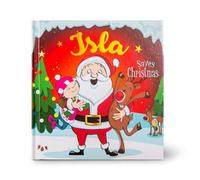 History & Heraldry Pre-Personalised Children's Christmas Storybook - Isla - With 80 Different Names And Titles - Be The Star Of Your Own Story
