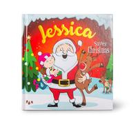 History & Heraldry Pre-Personalised Children's Christmas Storybook - Jessica - With 80 Different Names And Titles - Be The Star Of Your Own Story