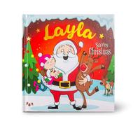 History & Heraldry Pre-Personalised Children's Christmas Storybook - Layla - With 80 Different Names And Titles - Be The Star Of Your Own Story