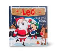 History & Heraldry Pre-Personalised Children's Christmas Storybook - Leo - With 80 Different Names And Titles - Be The Star Of Your Own Story