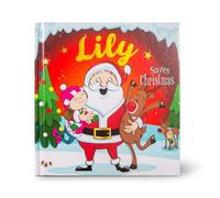 History & Heraldry Pre-Personalised Children's Christmas Storybook - Lily - With 80 Different Names And Titles - Be The Star Of Your Own Story