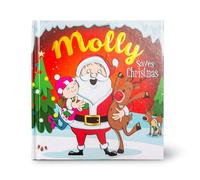 History & Heraldry Pre-Personalised Children's Christmas Storybook - Molly - With 80 Different Names And Titles - Be The Star Of Your Own Story