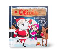 History & Heraldry Pre-Personalised Children's Christmas Storybook - Olivia - With 80 Different Names And Titles - Be The Star Of Your Own Story