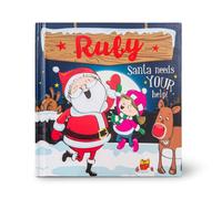 History & Heraldry Pre-Personalised Children's Christmas Storybook - Ruby - With 80 Different Names And Titles - Be The Star Of Your Own Story