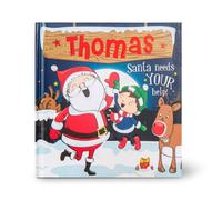 History & Heraldry Pre-Personalised Children's Christmas Storybook - Thomas - With 80 Different Names And Titles - Be The Star Of Your Own Story