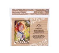 History & Heraldry Pre-personalised Child's Picture Frame - Alice - Over 90 Titles in Brown History & Heraldry Brown