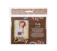 History & Heraldry Pre-personalised Child's Picture Frame - Emily - Over 90 Titles in Brown History & Heraldry Brown