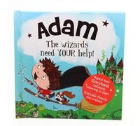 History & Heraldry Pre Personalised Christmas Book - The Wizards Needs Your Help! Adam
