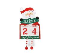 History & Heraldry Pre-Personalised Christmas Wooden Advent Block Calendar - Over 80 Names And Titles To Choose From - Harry
