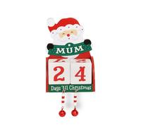 History & Heraldry Pre-Personalised Christmas Wooden Advent Block Calendar - Over 80 Names And Titles To Choose From - Mum