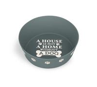 History & Heraldry Pre-Personalised Dog Bowl Featuring Popular Names, Breeds And Captions - A House Is Not A Home - Over 60 Titles Available