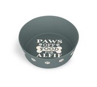 History & Heraldry Pre-Personalised Dog Bowl Featuring Popular Names, Breeds And Captions - Alfie - Over 60 Titles Available - Recycled Material