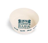 History & Heraldry Pre-Personalised Dog Bowl Featuring Popular Names, Breeds And Captions - Eat, Sleep, Bark, Repeat - Over 60 Titles Available