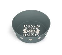 History & Heraldry Pre-Personalised Dog Bowl Featuring Popular Names, Breeds And Captions - Harvey - Over 60 Titles Available - Recycled Material