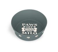 History & Heraldry Pre-Personalised Dog Bowl Featuring Popular Names, Breeds And Captions - Milo - Over 60 Titles Available - Recycled Material