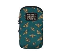 History & Heraldry Pre-Personalised Eco-Friendly Phone Bag With Strap - Bee Your Own Kind Of Beautiful - Over 70 Titles Available
