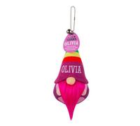 History & Heraldry Pre-Personalised Lucky Gonk Mascot Keyring For Bag Or Backpack - Olivia - 136 Names And Themes Available