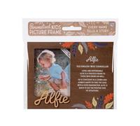 History & Heraldry Pre-Personalised Picture Frame With Child's Name And Meaning - Alfie - For 8.5 X 11Cm Photo - Over 90 Titles Available