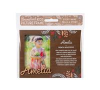 History & Heraldry Pre-Personalised Picture Frame With Child's Name And Meaning - Amelia - For 8.5 X 11Cm Photo - Over 90 Titles Available