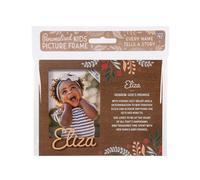 History & Heraldry Pre-Personalised Picture Frame With Child's Name And Meaning - Eliza - For 8.5 X 11Cm Photo - Over 90 Titles Available