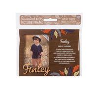 History & Heraldry Pre-Personalised Picture Frame With Child's Name And Meaning - Finley - For 8.5 X 11Cm Photo - Over 90 Titles Available