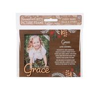 History & Heraldry Pre-Personalised Picture Frame With Child's Name And Meaning - Grace - For 8.5 X 11Cm Photo - Over 90 Titles Available
