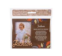 History & Heraldry Pre-Personalised Picture Frame With Child's Name And Meaning - Jackson - For 8.5 X 11Cm Photo - Over 90 Titles Available