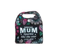 History & Heraldry Pre-Personalised Sparkle Shopper Bag - Ecofriendly Shopping And Picnics - Over 80 Names And Titles - Mum