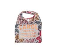 History & Heraldry Pre-Personalised Sparkle Shopper Bag - Ecofriendly Shopping And Picnics - Over 80 Names And Titles - Carol