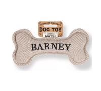 History & Heraldry Pre Personalised Squeaky Bone Dog Toy Barney