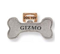 History & Heraldry Pre Personalised Squeaky Bone Dog Toy Gizmo