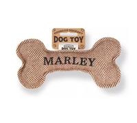 History & Heraldry Pre Personalised Squeaky Bone Dog Toy Marley
