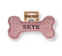 History & Heraldry Pre Personalised Squeaky Bone Dog Toy Skye