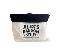 History & Heraldry Pre-Personalised Top Bloke Storage Pouch Gift For Tools Bits And Pieces - Choose From Over 60 Names And Titles - Alex