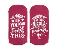 History & Heraldry Sole Mates Personalised Bamboo Socks. Popular Names & Fun Sentiment. Novelty Gift for Male & Female (Nicola)