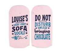 History & Heraldry Sole Mates Personalised Bamboo Socks. Popular Names & Fun Sentiment. Novelty Gift for Male & Female (Louise)