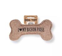 History & Heraldry Squeaky Dog Toy (I my Bichon Frise)