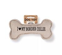 History & Heraldry Squeaky Dog Toy (I my Border Collie)