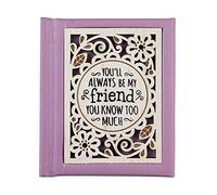 History & Heraldry Woodcuts Sentiment Mini Quotation Book Youll Always be My Friend