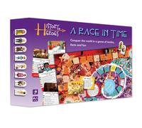 History Heroes A Race in Time Board Game | Educational World History Quiz & Strategy Game for Families | 2-8 Players | Ages 8+ | 240 Cards