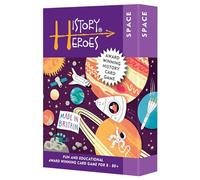 History Heroes Age 8+: SPACE - Space Quiz Game for Kids, Adults, Game Night - Family Friendly Party Game About the History Of Space - Fun & Educational Card Game