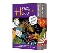 History Heroes Age 8+: World War II - History Quiz Card Game for Kids, Adults, Game Night - Family Friendly, Educational Travel Game About World War II