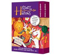 History Heroes: Kings & Queens - History Quiz Card Game for Kids, Adults - Family Friendly, Fun & Educational Travel Game About the British Monarchy & Royals
