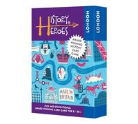 History Heroes London Card Game | Educational British History Quiz for Kids, Families & Adults | 2-6 Players | Ages 8+ | 40 Illustrated Cards