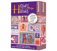 History Heroes Romans Card Game | Educational Ancient Rome History Quiz for Kids, Families & Adults | 2-6 Players | Ages 8+ | 40 Illustrated Cards