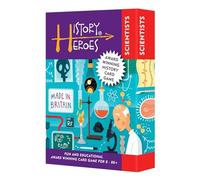 History Heroes: SCIENTISTS - Science Quiz Card Game for Kids, Adults, Game Night - Family Friendly Party Game About Science & Inventions - Fun & Educational Conversation Game
