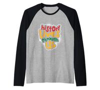 History Lives Through Us Raglan Baseball Tee