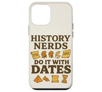 History Lovers Historical Dates I Love Puns Vintage Case for iPhone 12 mini