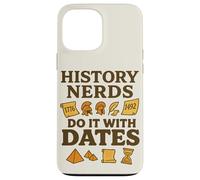 History Lovers Historical Dates I Love Puns Vintage Case for iPhone 13 Pro Max